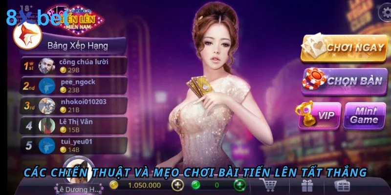 Cách chơi bài tiến lên trên 8XBET – Hướng dẫn chi tiết và mẹo thắng lớn 7 Người chơi phải có chiến thuật và tư duy logic để giành chiến thắng