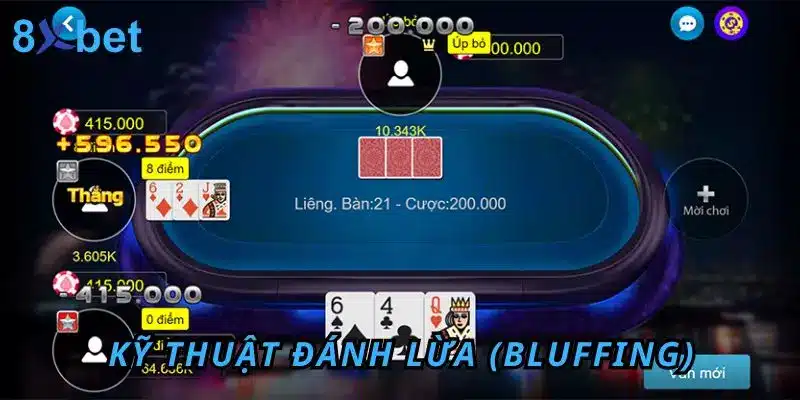 Bài Liêng - Khám Phá Cách Chơi Liêng Hấp Dẫn Tại 8Xbet 6 Kỹ thuật đánh lừa (Bluffing)